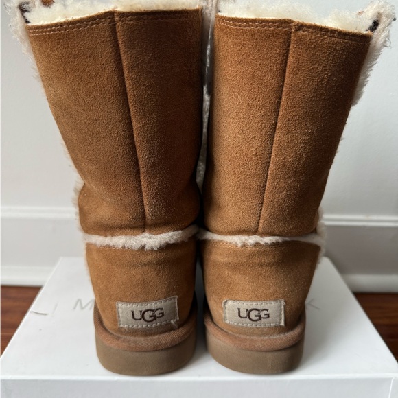 UGG Shoes - UGG Chestnut Suede Shearling Mid-Calf Boots